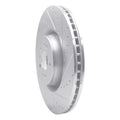 R1 Concepts Brake Rotor Drilled and Slotted Silver Fits Mercedes-Benz GL320