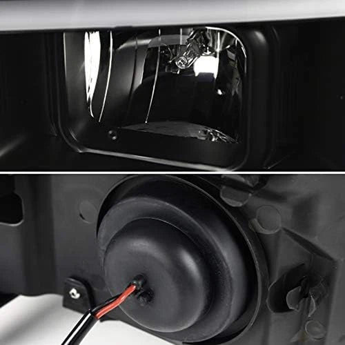 PROJECTOR HEADLIGHT BLACK