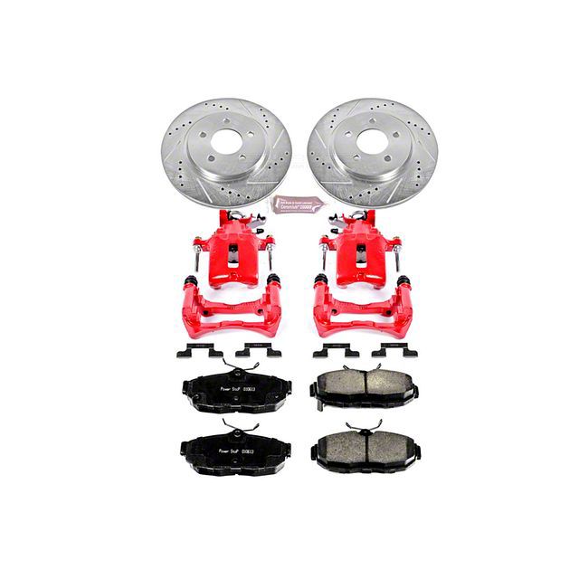 Power Stop 2012 Ford Mustang Rear Z23 Evolution Sport Brake Kit w/Calipers