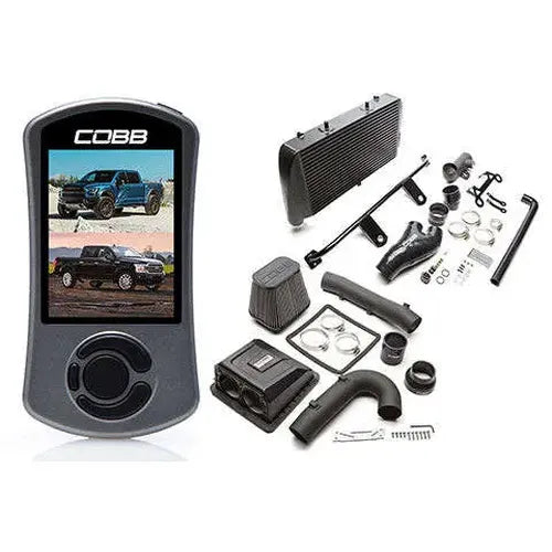 Cobb 17-20 Ford F-150 Raptor Stage 2 Redline Carbon Fiber Power Package - Silver