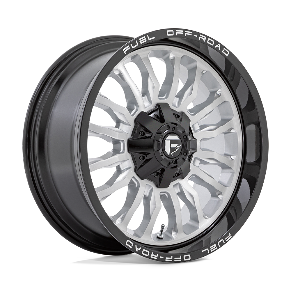 D798 20X10 8X170 SLVR-BRSH BLK-LP -