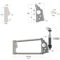 QA1 4-Link Component Kit (Rod Ends/Spacers/Jam Nuts) - w/Panhard Bar