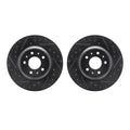 R1 Concepts Brake Rotor- D/S - Black Fits Cadillac CTS