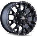 Mayhem 8015 Warrior 17x9 / 8x165.1 BP / -12mm Offset / 130.8mm Hub Matte Black Wheel
