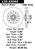StopTech Slotted & Drilled Sport Brake Rotor