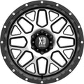 KMC XD SERIES XD820 GRENADE SATIN BLK W/MACH FACE 20x10 8X170 bp 4.56 b/s 24 of
