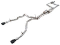 AWE Tuning 2025+ RAM 1500 RHO 3.0 I6 TT 0FG Dual Rear Exit Catback Exhaust - Chrome Silver Tips