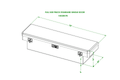 CROSSBODY TOOLBOX 16X20X70 ALL SMOOTH WHITE (EACH)