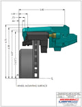 REAR DRM/DSCA1256-2 W/POL