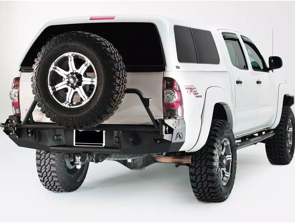 05-15 TACOMA PREMIUM REAR BASE BUMPER MATTE BLACK