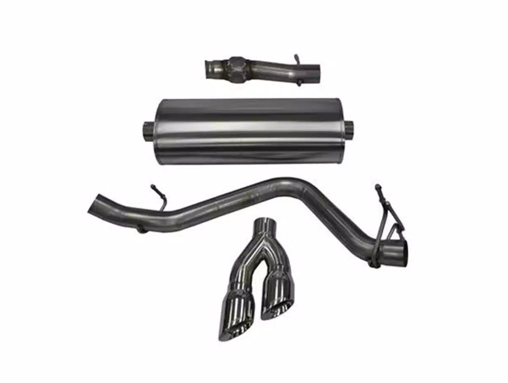 3.0 Inch Cat-Back Touring Single Side Exit Exhaust 4.0 Inch Polished Tips 14-Present Silverado Sierr