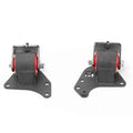 Innovative 94-97 Mazda Miata NA 1.8L Black Steel Replacement Mounts 95A Bushings (No Trans Mount)