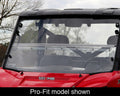 Seizmik 10-14 Polaris 400-570 Ranger Mid-Size - 1.75 in. Versa-Fold Windshield - UV Resistant Poly