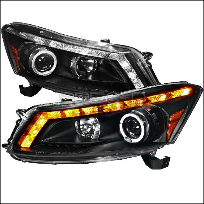 PROJECTOR HEADLIGHT BLACK HOUSING