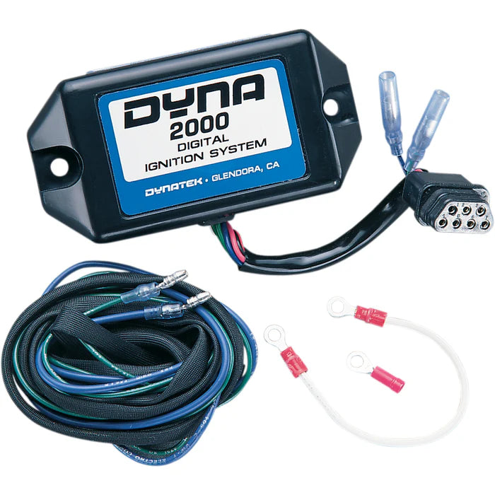 Dynatek Up to 93 Harley-Davidson Sportsters FLH/FXR 7-Pin Single Plug/Dual Fire Dyna 2000P Ignition