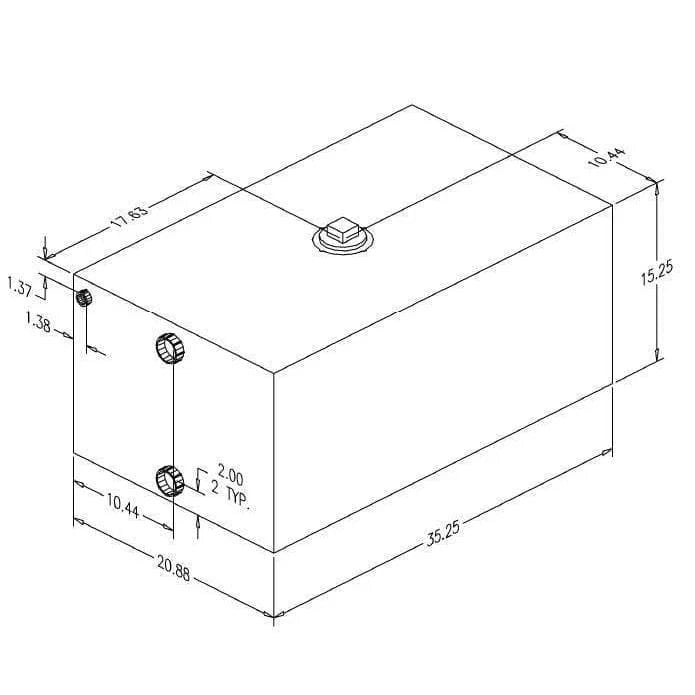 45 GALLON WASTE TANK (WT4501-90)