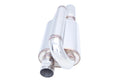 2.25IN TWIN LOOP OVAL MUFFLER (RIGHT INLET) NO APPLICATION