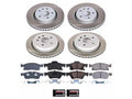 Power Stop 11-20 Dodge Durango Front and Rear Semi-Coated Rotor Kit