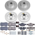 Power Stop 10-11 Mercedes-Benz E550 Front & Rear Z23 Evolution Sport Coated Brake Kit