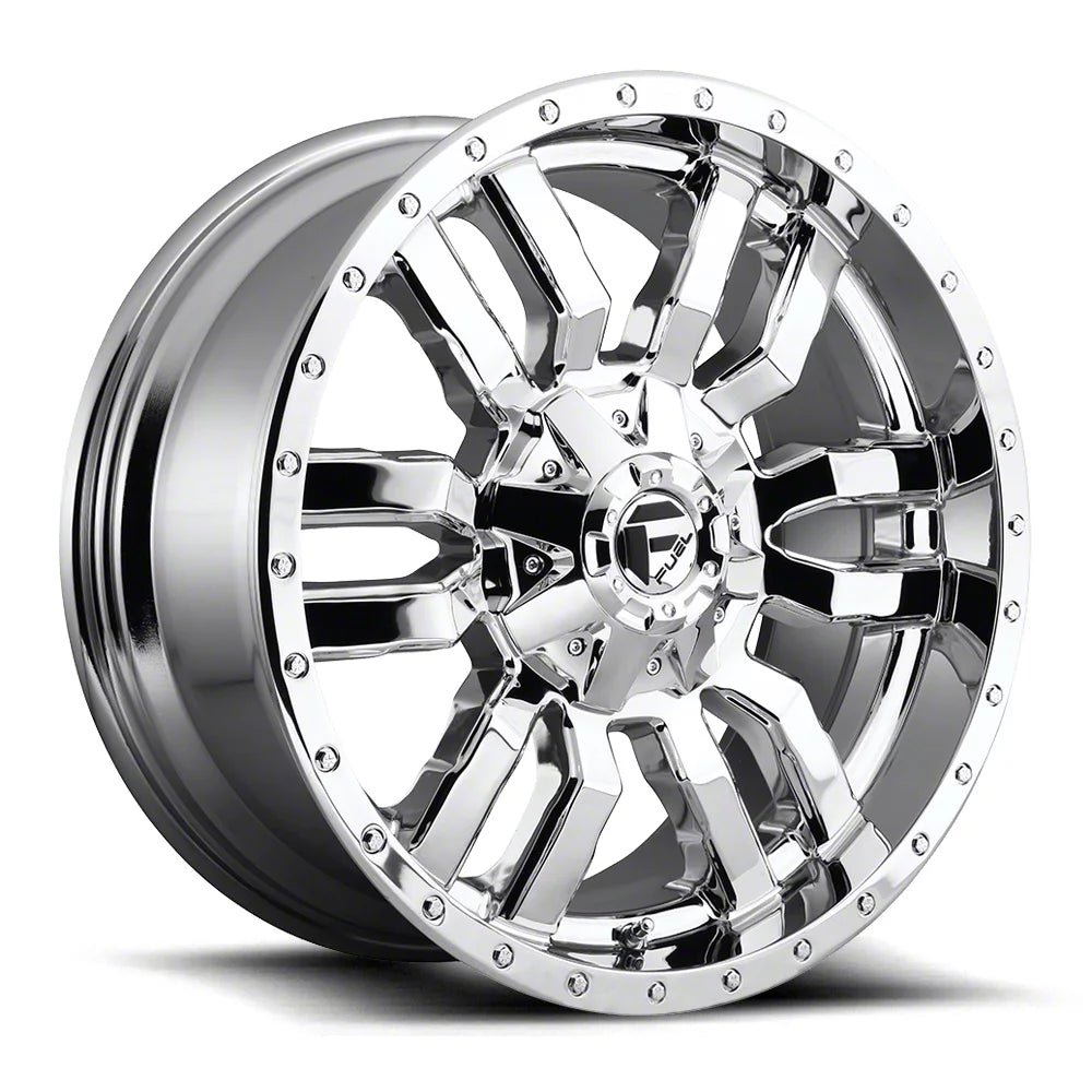 ~(43 lbs. 23X23X13)~ SLEDGE 20x10 6x135.00/6x139.70 CHROME PLATED (-18 mm)