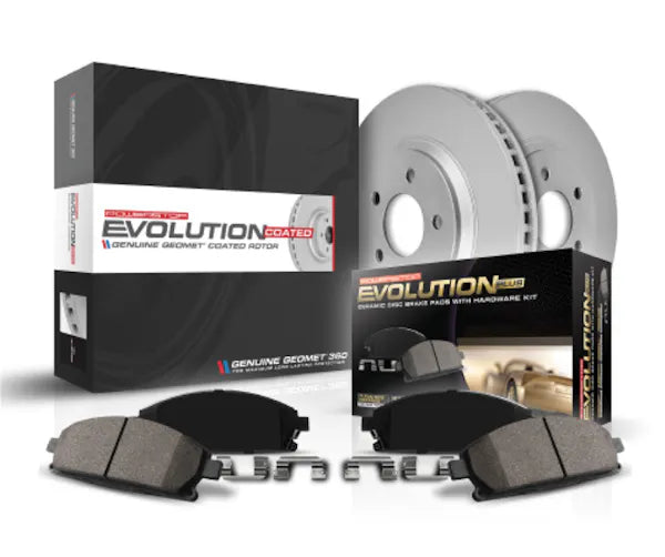 Power Stop 17-18 Ford E-450 Super Duty Rear Z17 Coated Brake Kit