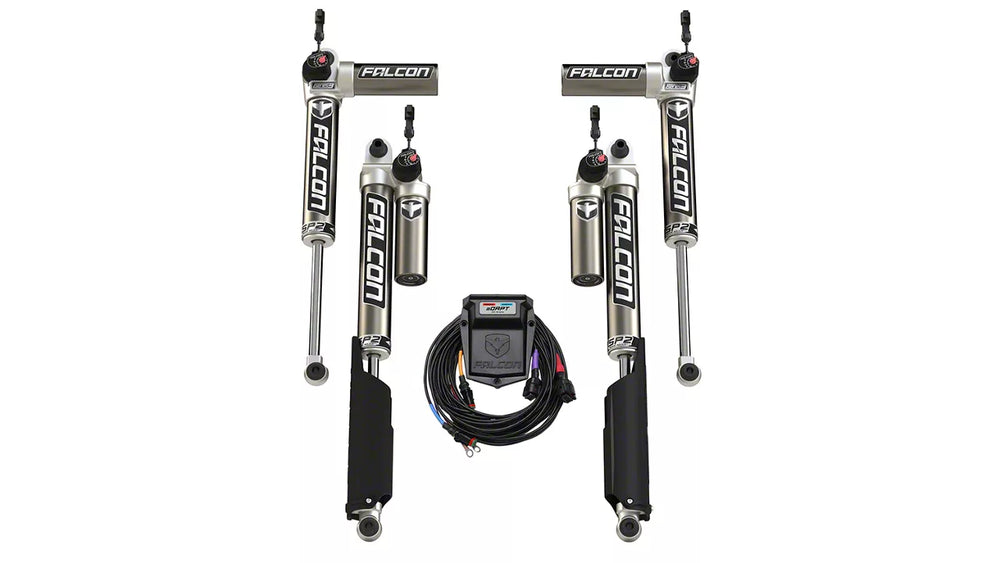 18C WRANGLER JL 2DR FALCON SP2 3.5 ADAPT PIGGYBACK SHOCK KIT (01.5IN LIFT)