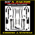 18C WRANGLER JL 2DR 3.5IN X FACTOR NO LIMITS COIL OVER SYS W/ FAST CD ADJUSTE