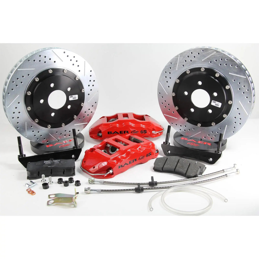 14" Ext+ Brake Sys RR Blk 97-04 Vette