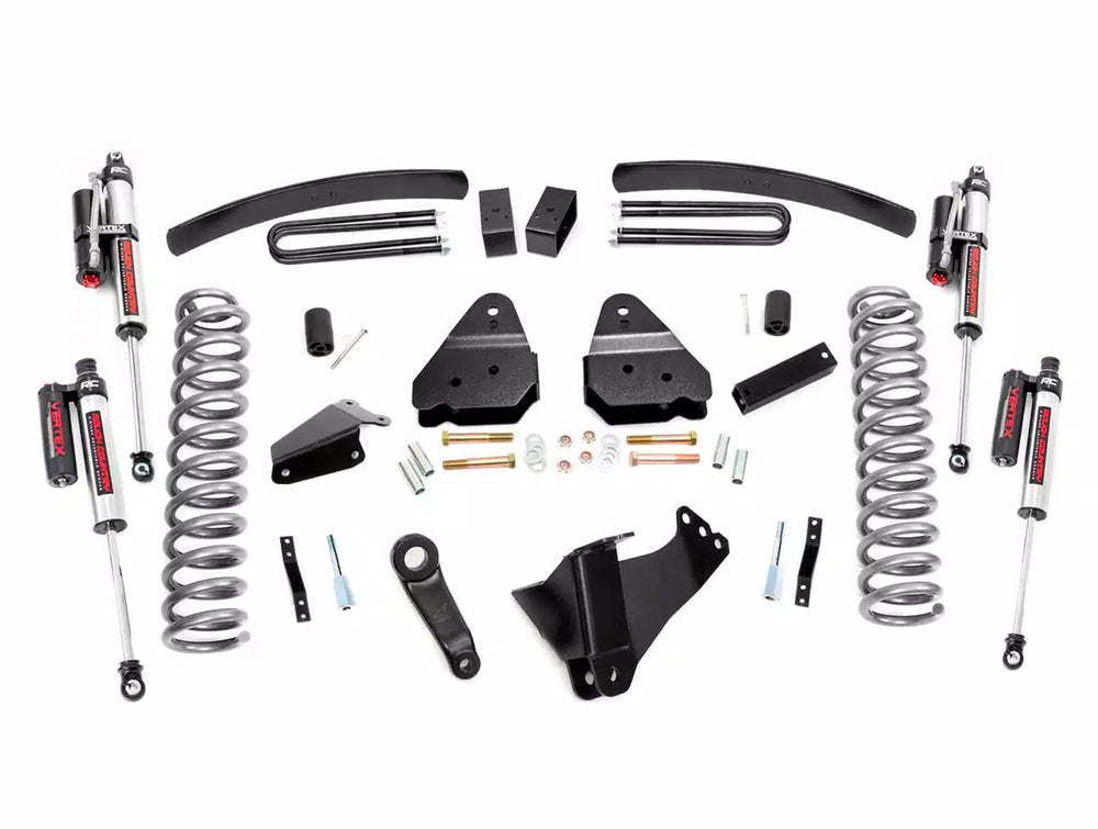 2x 690005 1x 9295 2x 690004 1x 6111 1x 1593BOX1 1x 6552 6 Inch Lift Kit Diesel Vertex Ford Super Duty 4WD (2005-2007)