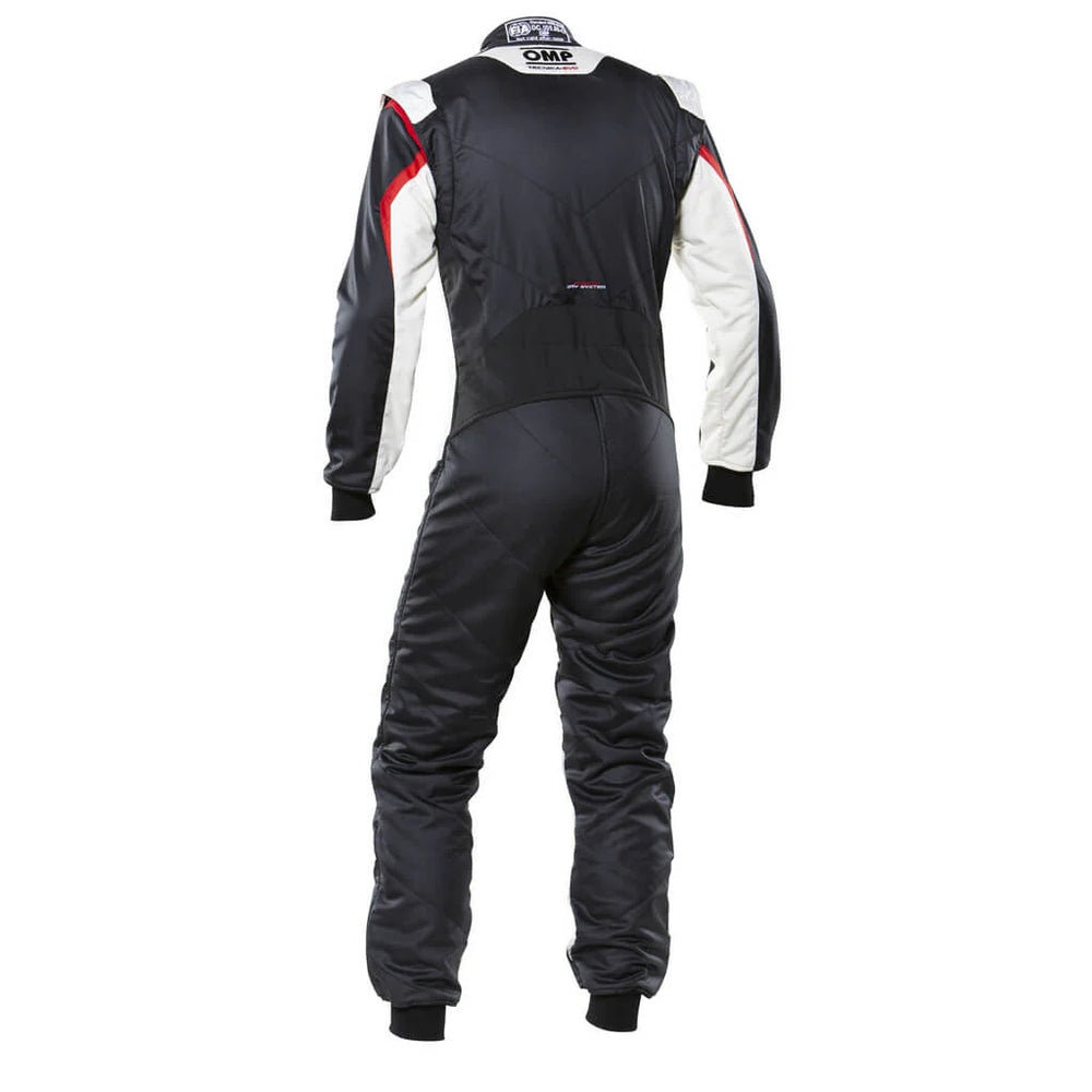 OMP Tecnica Evo Overall My21 Black/White - Size 62 (Fia 8856-2018)