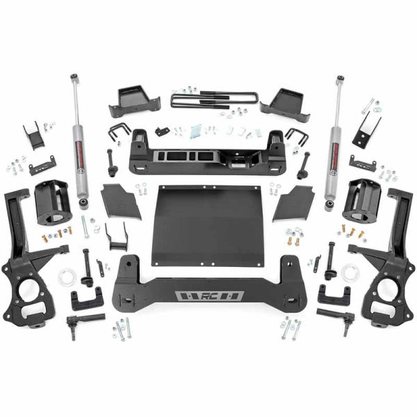 1x 23158 6 Inch Lift Kit Diesel Chevy Silverado 1500 2WD 4WD (2019-2022)