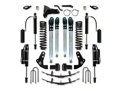 1116 F250/F350 4WD 4.0IN X FACTOR PRO SYSTEM W/ BILLET ALUMINUM ARMS AND FAST CD ADJUSTABLE SHOCKS