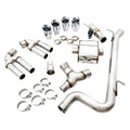 AWE Tuning Audi 8V S3 SwitchPath Exhaust w/Chrome Silver Tips 102mm
