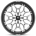 MA47 20X7 4X156 G-BLK-MACH 10MM
