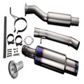 CP-E cp-e Spare Parts Assembly / Tip Clamp 2 Tips / Round 4.00 OD x 6.30 Long x 3.00 ID Inlet / Carbon Fiber / Slant Edge / Stainless 2 Clamps / Band Clamp 2.598 OD 2.519 Thru 2.677 ID