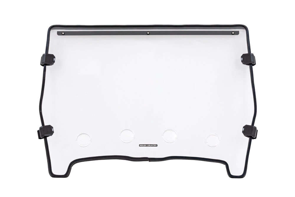 Rough Country Vented Full Windshield Scratch Resistant John Deere Gator XUV 625 Gator XUV 850 98222270