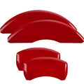 SET OF 4 CALIPER COVERS, ENGRAVED F