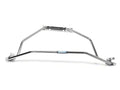 Strut Tower Brace: 1996-2004 Ford Mustang GT and Cobra V8; tubular style; polished chrome