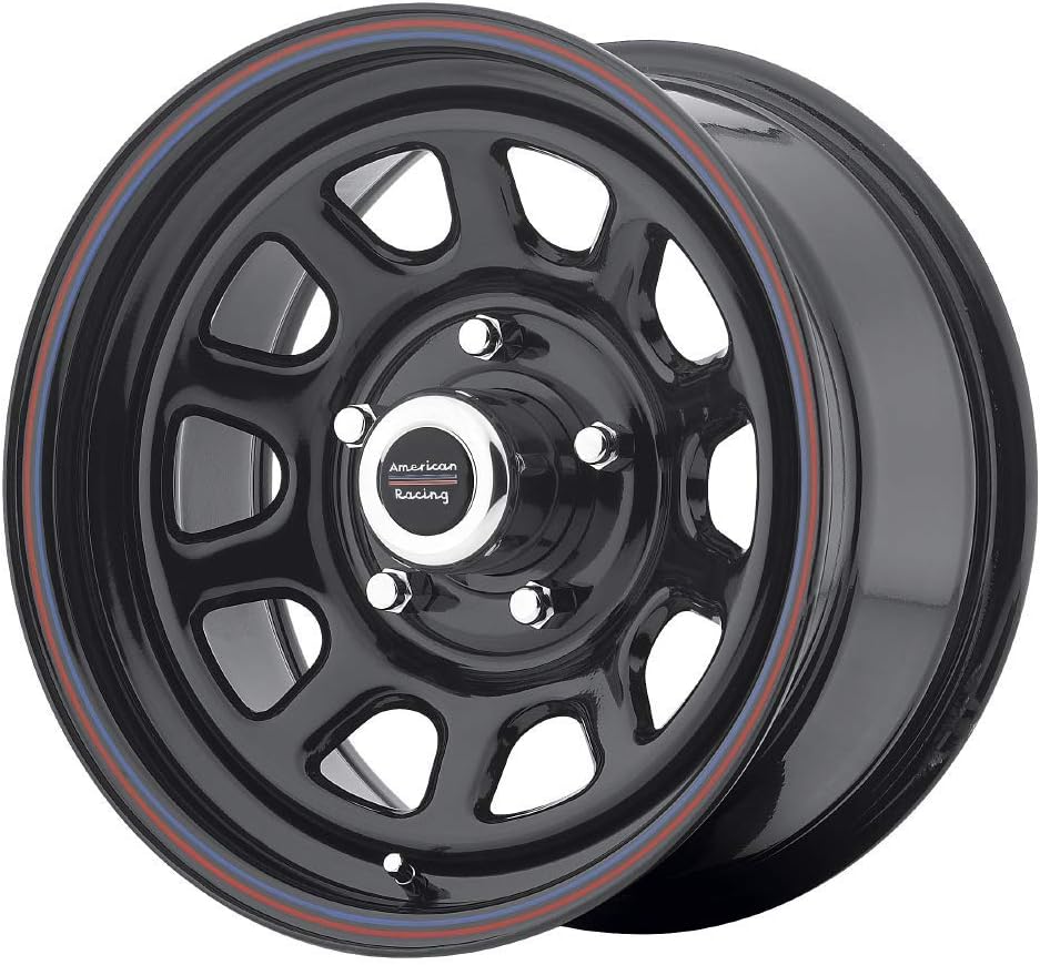 AR767 16X8 5X5.5 G-BLK W/ STRIPES 12MM