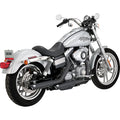 Vance & Hines HD Dyna 91-09 3In Slip-Ons Black Slip-On Exhaust