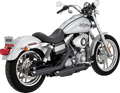 Vance & Hines HD Dyna 91-09 3In Slip-Ons Black Slip-On Exhaust