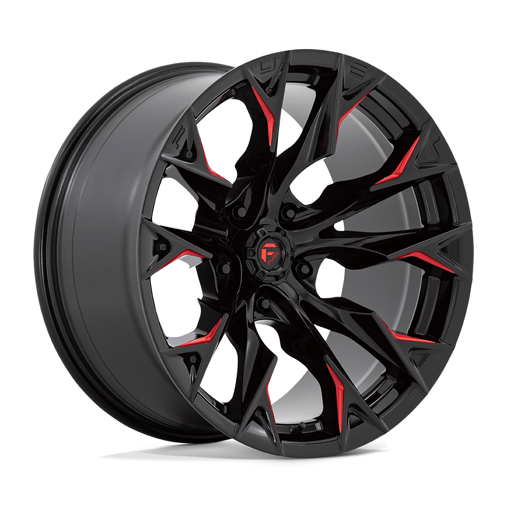 D823 20X10 5X5.5 G-BLK MILL C-RED -