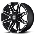 AX193 20X9 6X5.5 S-BLK/MCH +30MM 93