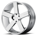 KM690 MC 5 CHROME PLATED 22 X 9 6X5.5 5.59 b/s 15 o/s