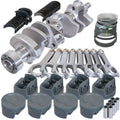 Eagle Chevy LT1 350 1Pc 3.750in Crank 5.700in H-Beam -16cc Inv Dome 4.040in Piston Rotating Assembly