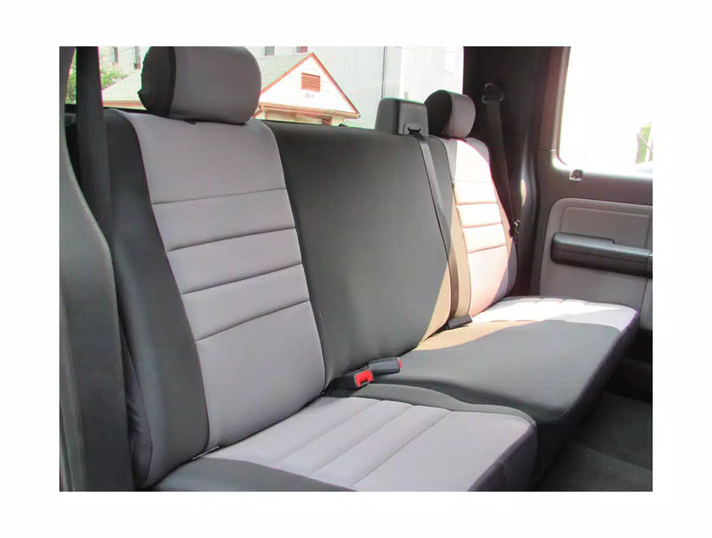 22C TUNDRA DOUBLE CAB NP REAR 60/40 SEAT COVER GRAY
