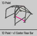 Cusco Safety21 13pt 2Pssgr BLK Thru Dash Roll Cage Nissan R33 2dr (S/O/No Cancel)