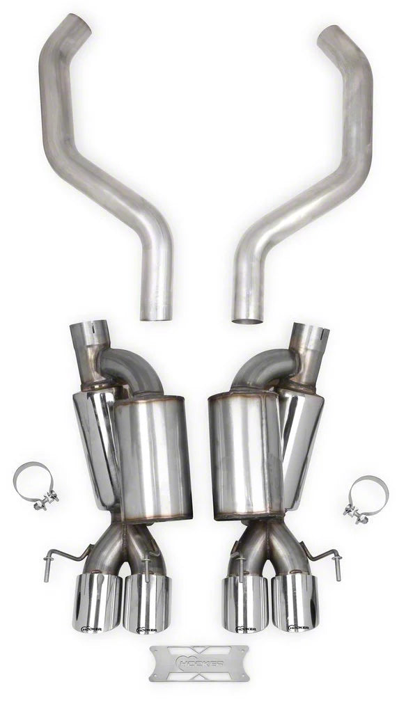 C6 Z06 CORVETTE AXLE BACK EXHAUST W/MUFF