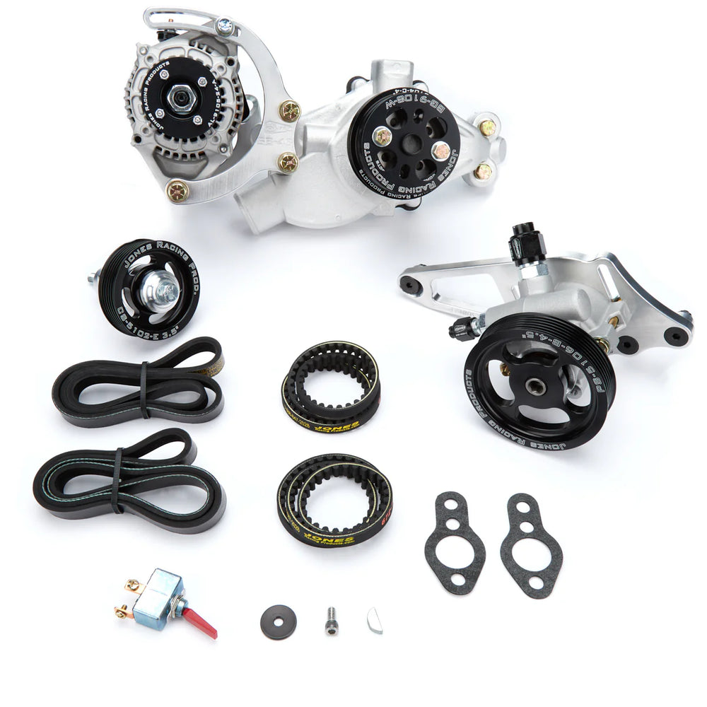 Serpentine Drive Kit SBC w/ P/S - W/P & Alt