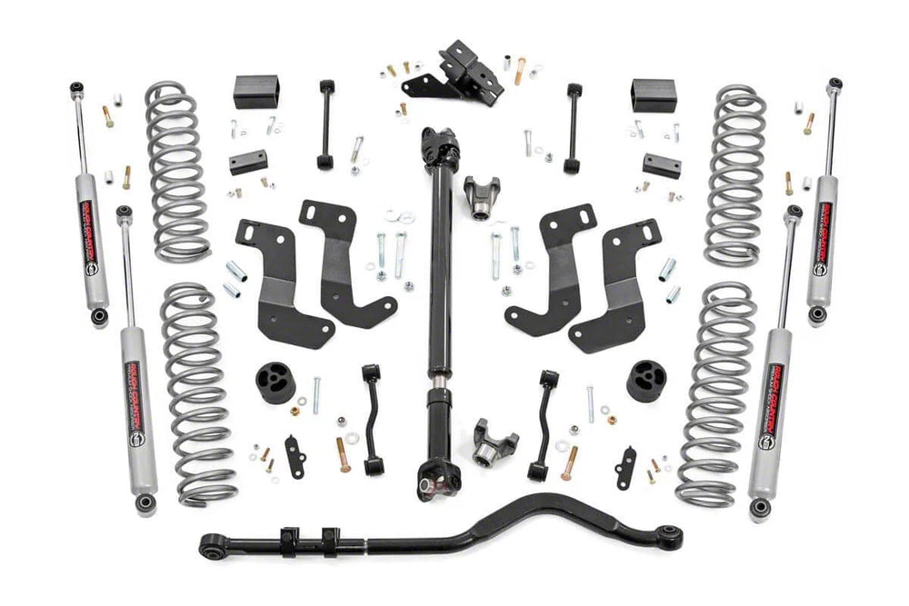 3.5 Inch Lift Kit C/A Drop FR D/S Jeep Wrangler Unlimited 4WD (2024)